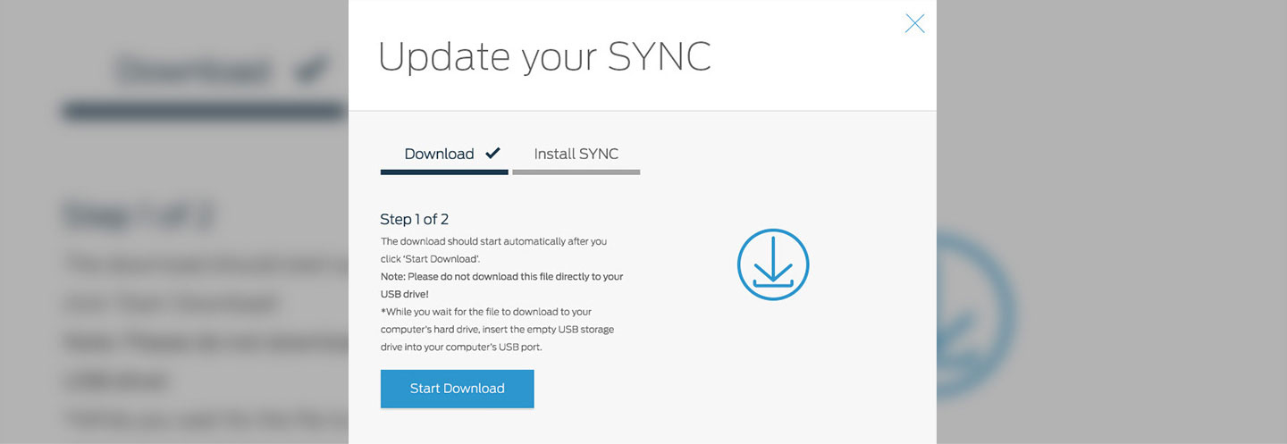 Ford download sync update to usb drive to computer