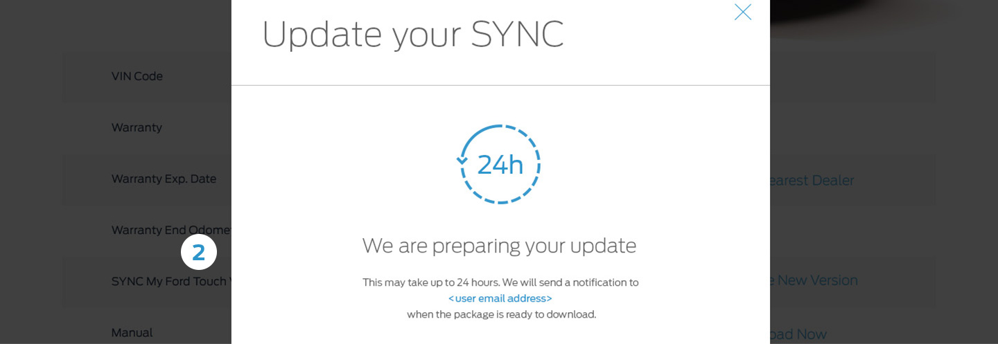 Ford sync myford touch update download